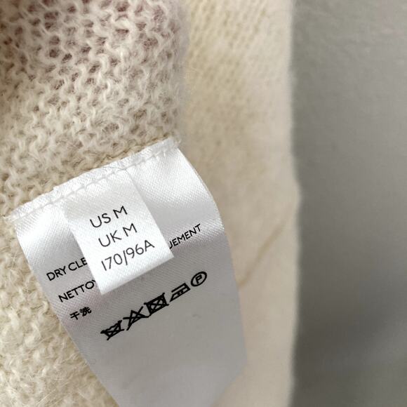 Free People Angelic Pullover Sweater - Ivory - Medium - Picture 5 of 8